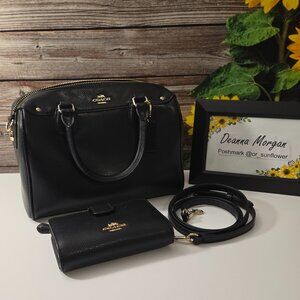 BUNDLE - Coach - Mini Bennett Satchel & Medium Corner Zip Wallet